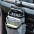 Недорогие Органайзеры для авто-Сумка для хранения автоорганайзеров с отверстием для кабеля передачи данных для автомобиля, многофункциональная сумка из ткани Оксфорд, автомобильный держатель для очков для телефона, сумка для