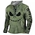 cheap Men&#039;s 3D Sweatshirts-Halloween Jack Skellington Hoodie Mens Graphic Prints Monster Daily Classic Casual 3D Sweatshirt Pullover Holiday Going Out Sweatshirts Blue Brown Green Long Sleeve Grey Cotton