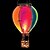 cheap Decorative Lights-Solar Hot Air Balloon Lantern Christmas Outdoor Decoration Colorful Landscape for Holidays Party Weather-proof