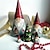 billige Pyntgenstande-julehåndlavede skandinaviske nisse trædukker, yndige strømpestoppere til børn, festlige julepynt til julehygge