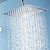 ieftine Duș Ploaie-Cap de duș cu efect de ploaie care economisește apă, cap de duș pătrat de lux, de înaltă presiune, cu debit mare, din oțel inoxidabil