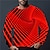 cheap Men&#039;s 3D Sweatshirts-Graphic Geometric Men&#039;s Fashion 3D Print Pullover Sweatshirt Holiday Vacation Going out Sweatshirts Yellow Red Long Sleeve Crew Neck Print Spring &amp;  Fall Designer Hoodie Sweatshirt