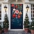 halpa Jouluiset ovensuojukset-joulun ovikoristeet koristeet ovenpäälliset oven tapetti oviverho koristelu joulun taustaovi banneri etuovelle lomajuhlasisustustarvikkeet