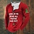 Недорогие мужская футболка хенли-Графическое письмо дерево модная повседневная мужская рубашка Хенли с 3D принтом повседневная праздничная футболка черный красный&amp;amp; Бело-зеленая футболка с длинными рукавами, весна&amp;amp;  осенняя
