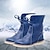 Χαμηλού Κόστους Χερευτές και χειμερινές μπότες-Γυναικεία Μπότες Μπότες Χιονιού Αδιάβροχες Μπότες Χειμωνιάτικες μπότες ΕΞΩΤΕΡΙΚΟΥ ΧΩΡΟΥ Καθημερινά Fleece Lined Μπότες Mid Calf Χειμώνας Κορδόνια Επίπεδο Τακούνι Χαμηλό τακούνι Στρογγυλή Μύτη