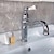 abordables Robinetteries de lavabo-robinet de lavabo de salle de bains classique en finitions électrolytiques, robinets de bain à deux trous à poignée unique et répandus