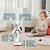 economico intrattenimento elettronico-r28 robot intelligente programmazione del dialogo vocale emoticon tocco danza rilevamento dei gesti telecomando giocattolo multifunzionale