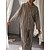 billiga Pyjamas-Herr Vardagsklädsel Sovkläder Pyjamas set Pyjamastopp och byxa 2 delar Rand Stylish Ledigt Komfort Hem Dagligen Säng Polyester Komfort Mjuk Kavajslag Långärmad Skjorta Byxa Snörning Elastisk midja