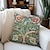 billige blomster- og plantestil-floral dobbel side putetrekk 1 stk mykt dekorativt firkantet putetrekk putetrekk for soverom stue sofa sofa stol inspirert av william morris