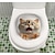 economico Adesivi murali decorativi-parete murale 3d di arte della parete gatto poster da parete adesivi toilette 3d autoadesivi della parete del gatto gatto decalcomanie adesivi gatto gatto toilette ragazze camera da letto wc decor gatto decalcomanie della parete notebook poster