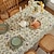 halpa Pöytäliinat-suorakaiteen muotoinen pöytäliina vintage kukkainen jacquard pöytäliina tupsilla puuvillapellavaiset pöytäliinat illallisjuhliin ulkona koristelu
