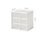 cheap Jewelry &amp; Cosmetic Storage-Nine Palace Grid Storage Box Hand Ledger Transparent Divided Drawer Desktop Transparent Girl Color Storage Dormitory Sorting Box 1PC