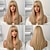 cheap Synthetic Trendy Wigs-Long Straight Blonde Wig With Party Role-playing Lolita Synthetic Wig Women‘s High-definition Natural Fiber Heat-resistant Christmas Party Wigs