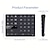 billiga Tangentbord-usb 2,4g trådlöst numeriskt tangentbord 35 tangenter inbyggt uppladdningsbart batteri typ-c laddningsgränssnitt kontor finansiell redovisning numeriskt tangentbord