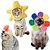 זול בגדים לכלבים-כובע חתול בצורת חיות חמודות תחפושת חמה לכלב &amp; ציוד למסיבות חיות מחמד לחתולים