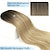 billige Hestehaler-30 tommer ombre blond lang rett hestehale extensions snor hestehale hårstykke naturlig syntetisk hårstykke klips i hestehale hårstykker for kvinner jenter