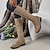 Χαμηλού Κόστους Γυναικείες Μπότες-Γυναικεία Μπότες Μπότες κάλτσες Μεγάλα Μεγέθη Χειμωνιάτικες μπότες ΕΞΩΤΕΡΙΚΟΥ ΧΩΡΟΥ Καθημερινά Συμπαγές Χρώμα Μπότες Μέχρι το Γόνατο Χειμώνας Επίπεδο Τακούνι Κλασσικό Μινιμαλισμός Φο Σουέτ