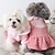 economico Vestiti-Cane Gatto Vestito Moda Carino Inverno Morbido Lavabile Confortevole All&#039;aperto Casual Quotidiano Abbigliamento per Cani for Bichon Frisé Barboncino Volpino di Pomerania Cucciolo Papillon