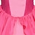 cheap Movie &amp; TV Theme Costumes-Super Mario Bros Princess Peach Dress Gloves Crown Girls&#039; Movie Cosplay Pattern Dress Cosplay Costume Pink Outfit Pink Children&#039;s Day Masquerade Dress Accessory Set