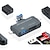 billige USB-huber-7 i 1 sd-kortleser usb 3.0 dual spor adapter for mac windows linux chrome pc smarttelefoner &amp; kameraer