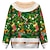 billige Sweatshirts og hettegensere-Jul Hattetrøje Pullover Morsom julegenser 3D-utskrift Trykt mønster 3D Lomme foran Graphic Morsom Til Par Herre Dame Voksne Jul Karneval Maskerade 3D-utskrift Fest