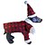 abordables Pour Animaux de Compagnie-Tenue de Noël pour chien tissus transformés en vêtements pour chien cape de Noël vêtements de Noël pour chien costume de modèle debout du Père Noël cadeau de Noël pour les chiens