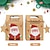 ieftine Event &amp; Party Supplies-cutie cadou de Crăciun 24 buc. cutie de cadou din hârtie kraft de Crăciun pentru prăjituri cu bomboane tratează Moș Crăciun om de zăpadă elan design pom de Crăciun pungă de hârtie de împachetat de