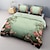 cheap Exclusive Design Bedding-Floral Pattern Duvet Cover Set Comforter Set,Printed Comforter Cover Cotton Bedding Sets With Envelope Pillowcase,  Room Decor King Queen Duvet Cover