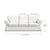 זול IKEA כיסויים-כיסוי ספה ektorp 3 מושבים, כיסוי ספה ektorp עם כיסוי 3 כריות וכיסוי משענת 3, מגן ריהוט רחיץ של ektorp