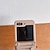 זול מארז סמסונג-טלפון מגן עבור סמסונג גלקסי Z Flip 5 Z Flip 4 Z Flip 3 מארז כרטיס ארנק רוכסן עם שרוך חריץ לכרטיס צבע אחיד PC עור PU