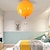Недорогие Встраиваемые и полунавесные крепления-акриловые потолочные светильники с воздушными шарами, светильники для спальни, детской комнаты, 25 см, 110-240 В