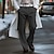 preiswerte Anzughose-Herren Anzughosen Hose Hosen Freizeithose Anzughose Vordertasche Gerade geschnitten Glatt Komfort Geschäft Täglich Festtage Modisch Schick &amp; Modern Schwarz Weiß