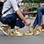 Χαμηλού Κόστους Γυναικεία Sneakers-Γυναικεία Αθλητικά Παπούτσια Μεγάλα Μεγέθη Παπούτσια Άυξησης Ύψους Πάνινα παπούτσια ΕΞΩΤΕΡΙΚΟΥ ΧΩΡΟΥ Καθημερινά Συνδυασμός Χρωμάτων Τακούνι Σφήνα Κρυφό τακούνι Στρογγυλή Μύτη