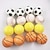 cheap Stress Relievers-4pcs PU Foam Ball Model Decompression Foam Sponge Venting Ball Foam Basketball Football Tennis Baseball Squeeze Toy