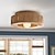 Недорогие Потолочные светильники-Потолочный подвесной светильник из пеньковой веревки, абажур ручной работы, плетеный ротанг, подвесной светильник ручной работы для гостиной, спальни, столовой, кухни 110-240 В