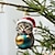 ieftine Decorațiuni de Crăciun-10 buc ornament de agățat pentru mașină de pisică, breloc plat imprimat 2d acrilic, ornament acrilic opțional și accesorii pentru oglinda retrovizoare pentru mașină pachet de cadouri comemorative