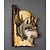 economico cartelli da parete in legno-1 pezzo di scultura di animali intagliati a mano, scultura da appendere a parete, decorazione dipinta a mano in legno di procione orso cervo, per il soggiorno di casa
