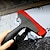 levne Autokosmetika-gumová stěrka na okna auta černá rukojeť červená guma auto auto škrabka na led na čištění oken odklízení sněhu