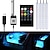 billiga Interiör omgivande lampor-4-i-1 bil LED-lampor med fjärrkontroll rgb färgglada bil interiör fotlampa atmosfär ljus