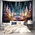 cheap Christmas Tapestry Hanging-Forest Hanging Tapestry Wall Art Large Tapestry Mural Decor Photograph Backdrop Blanket Curtain Home Bedroom Living Room Decoration