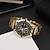 preiswerte Quarz-Uhren-3 teile/satz mode herren business quarzuhr &amp; lässige Halskette &amp; Armband