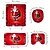 Cortina de ducha de Papá Noel roja para baño, decoración de baño de Navidad, vacaciones de invierno, alfombra de baño antideslizante, alfombra en forma de U, almohadilla para tapa de inodoro, con 12 ganchos, decoraciones navideñas abordables Baño de Navidad-Cortina de ducha de Papá Noel roja para baño, decoración de baño de Navidad, vacaciones de invierno, alfombra de baño antideslizante, alfombra en forma de U, almohadilla para tapa de inodoro, con 12 ganchos, decoraciones navideñas