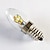 billige Stearinlyslamper med LED-2 W LED-lysestakepærer 260 lm E14 C35 24 LED perler SMD 2835 Varm hvit Hvit 85-265 V
