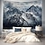 tanie gobelin krajobrazowy-śnieżna góra wisząca gobelin sztuka ścienna duży gobelin mural wystrój fotografia tło koc zasłona strona główna sypialnia dekoracja salonu