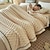 baratos Cobertores &amp; Mantas-Cobertor sherpa pesado e aconchegante, cobertor de cochilo espesso de camada dupla com cobertor de veludo de feijão, cobertor pequeno de flanela, lençol de cama, capa de veludo coral, cobertor de sofá