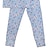 billiga 3D-pyjamas för flickor-Flickor 3D Blommig Fjäril Pyjamas set Långärmad 3D-tryck Höst Vinter Aktiv Mode söt stil Polyester Barn 3-12 år Rund hals Hem Casual Inomhus Normal
