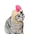 cheap Dog Clothes-Pet Headgear Cute Dog Teddy Dress Up Sunflower Pet Headgear Wig Cat Halloween Hat