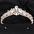 voordelige Tiara&#039;s en Kroon-kroon tiara&#039;s hikinauhat Helm Strass Legering Bruiloft cocktail Luxe Elegant Met Kristaldetails Helm Hoofddeksels