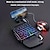 baratos Teclados-Teclado mecânico para jogos com uma mão RGB retroiluminado portátil mini teclado para jogos