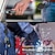 economico porta carte e custodie-Portachiavi con bobina per badge retrattile per carichi pesanti con portabadge da 1 pz. Bobina per badge tattico con cavo retrattile in acciaio da 31,5 pollici, peso 9,0 once